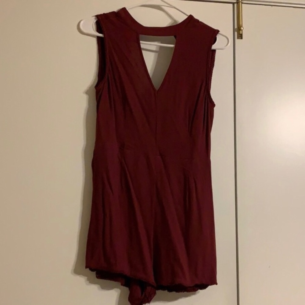 Kendall&Kylie Maroon Romper